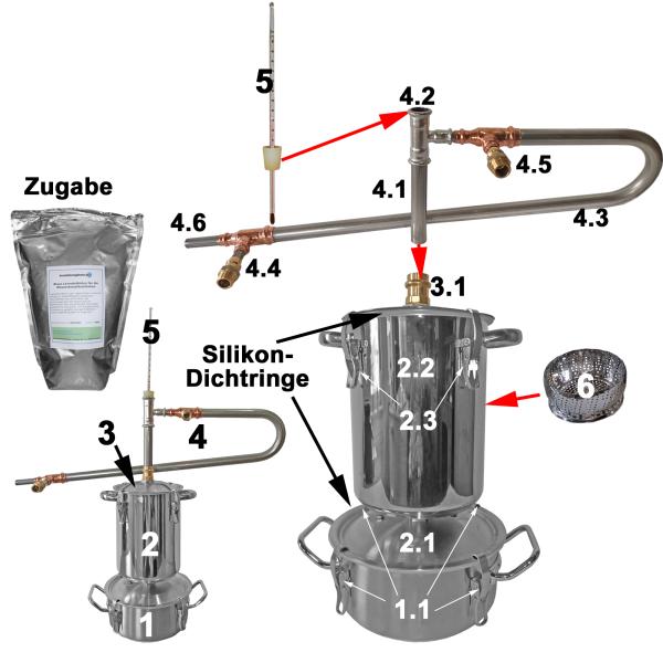 Large Still for Essential Oil and Schnapps
